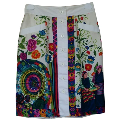 Pre-owned Etro Silk Mid-length Skirt In Other