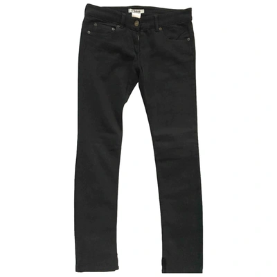 Pre-owned Chloé Slim Jeans In Black