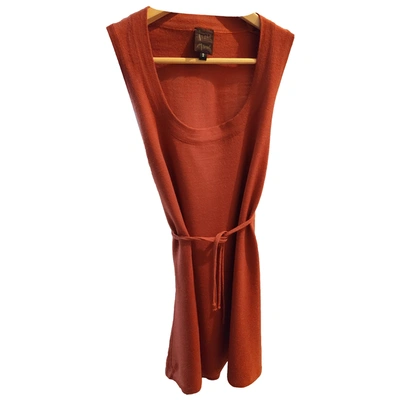Pre-owned Isabel Marant Wool Dress In Orange