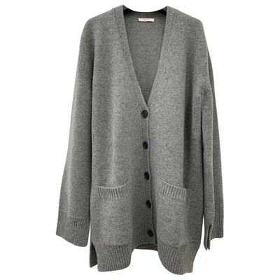 Pre-owned Celine Wool Cardigan In Grey