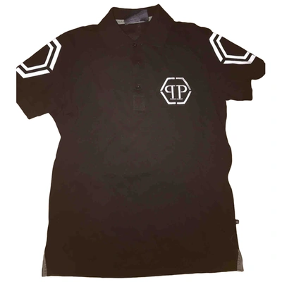 Pre-owned Philipp Plein Polo Shirt In Black | ModeSens