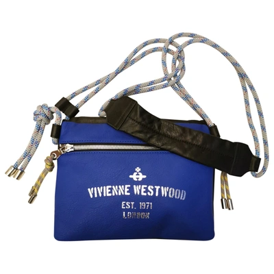 Pre-owned Vivienne Westwood Anglomania Leather Bag In Blue