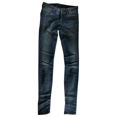 Pre-owned Koral Slim Jeans In Blue