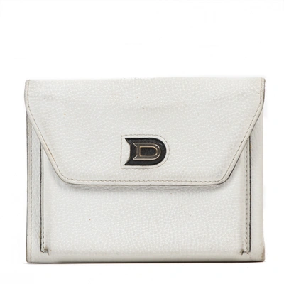 Pre-owned Delvaux Ecru Leather Wallet