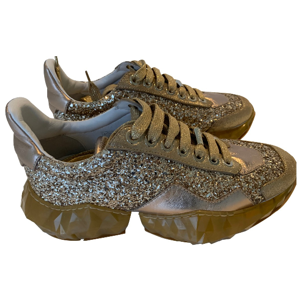 jimmy choo sparkly trainers