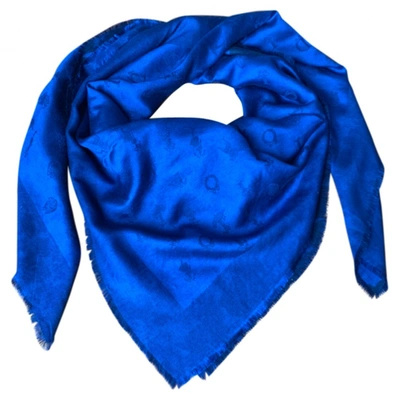 Pre-owned Dior Stole In Blue