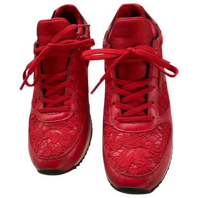 Pre-owned Dolce & Gabbana Red Trainers