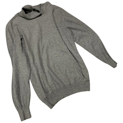 Pre-owned Valentino Cashmere Pull In Grey