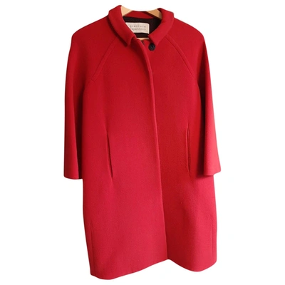 Pre-owned Gianluca Capannolo Wool Coat In Red