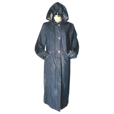 Pre-owned Levi's Peacoat In Blue