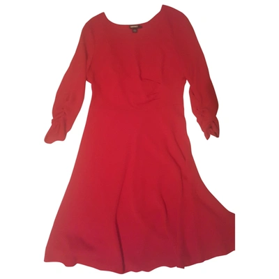 Pre-owned Dkny Mini Dress In Red