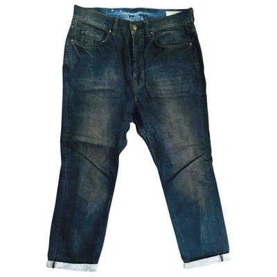 Pre-owned Allsaints Blue Cotton Jeans