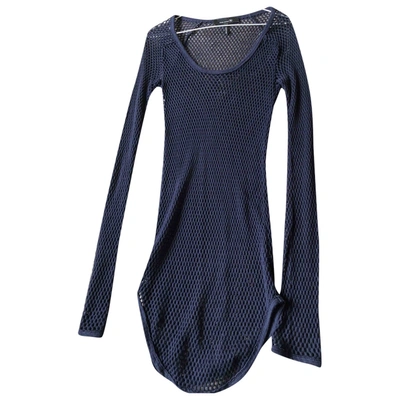 Pre-owned Isabel Marant Mini Dress In Navy