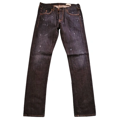 Pre-owned Mauro Grifoni Slim Jean In Blue
