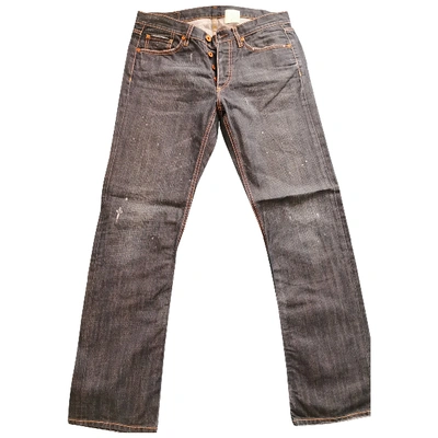 Pre-owned Mauro Grifoni Straight Jeans In Blue