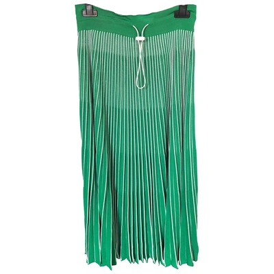 Pre-owned Valentino Mid-length Skirt In Green