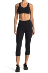 X By Gottex Vanessa Slip Pocket Capri Leggings In Black