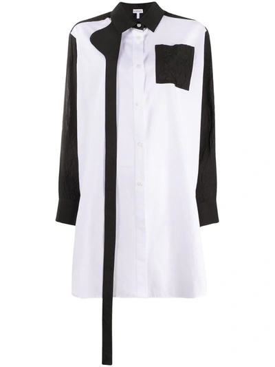 Loewe Strap Oversized Shirt In White