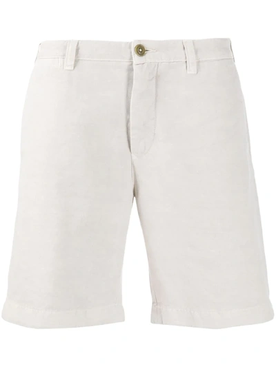 Belstaff Slim-fit Tailored Shorts In Beige