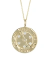Sydney Evan Women's 14k Yellow Gold & Diamond Charm Meter Pendant Necklace