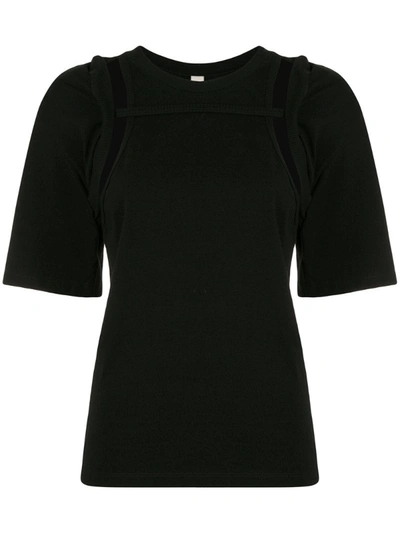 Dion Lee Rib Holster T-shirt In Black