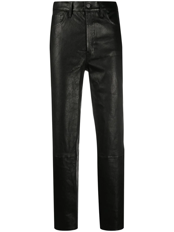 j brand lambskin leather pants