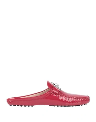 Tod's Mules In Red