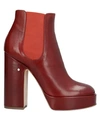 Laurence Dacade Ankle Boots In Rust