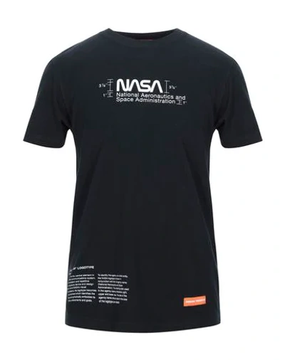 Heron Preston T-shirts In Black