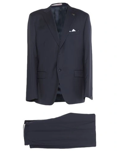 Paoloni Suits In Dark Blue