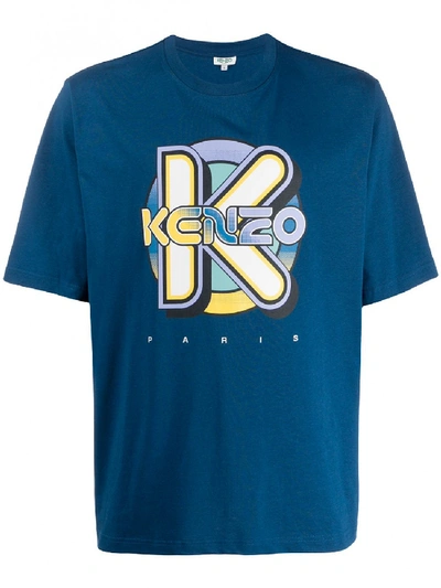 Kenzo T-shirt In Blue Cotton