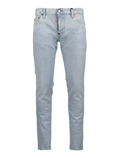 Dsquared2 Classic Skinny Jeans In Light Wash