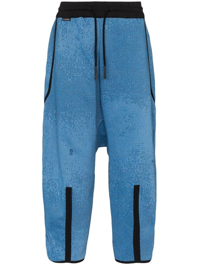 Byborre Dropped Crotch Oversized Trousers In Blue