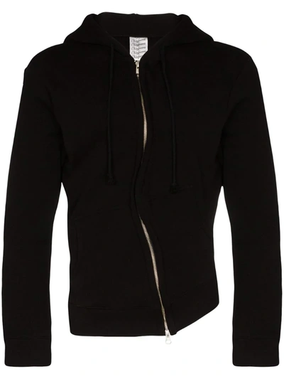 Vaquera Twisted Hooded Track Top In Black
