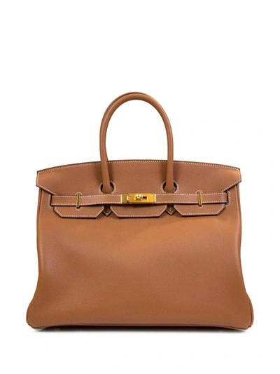 Pre-owned Hermes  Birkin Handbag In Brown