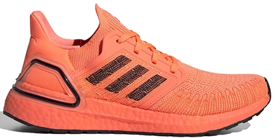 Pre-owned Adidas Originals Adidas Ultra Boost 20 Signal Coral (women's) In Signal Coral/core Black/cloud White