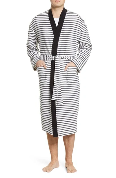 Majestic City Line Robe In Stripe