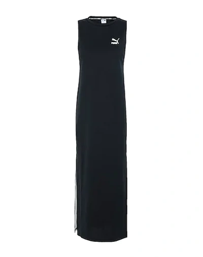 Puma Long Dresses In Black