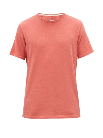 Rag & Bone Standard Issue Basic Crewneck T-shirt In Pink