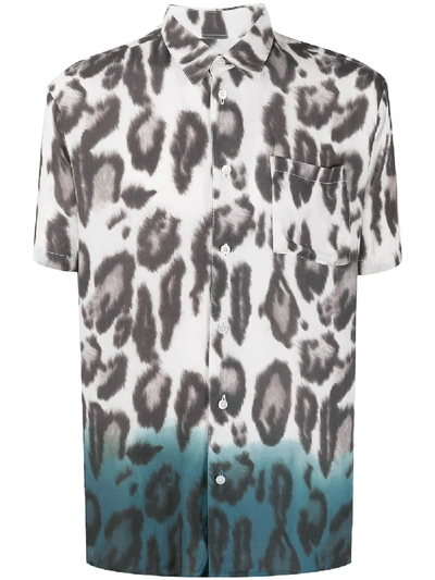 Stella Mccartney Animal-print Shirt In Grey