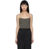 Lemaire Fitted Tank Top In Green