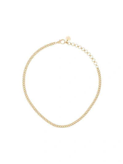 Shay 18k Yellow Gold Baby Link Diamond Choker Necklace