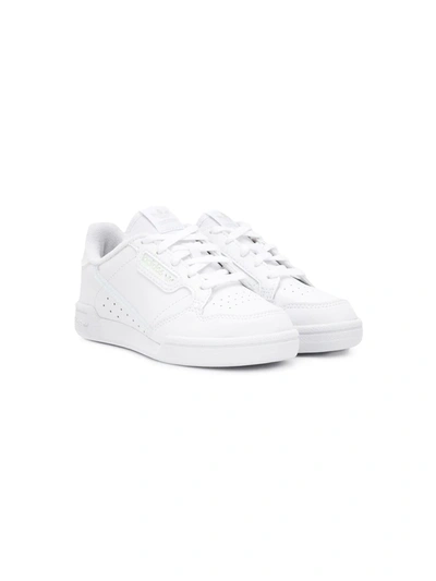 Adidas Originals Kids' Continental 80 Low Top Trainers In White