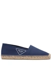 Prada Slip-on Gabardine Espadrilles In Blue