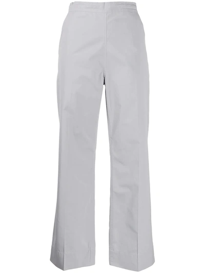 Sofie D'hoore Pyrene Straight-leg Cotton Trousers In Grey