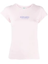 Kenzo Logo Printed T-shirt In Pink