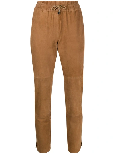 Arma Provence Drawstring-waist Trousers In Cigar