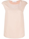 Fabiana Filippi Sequin Detail Blouse In Neutrals