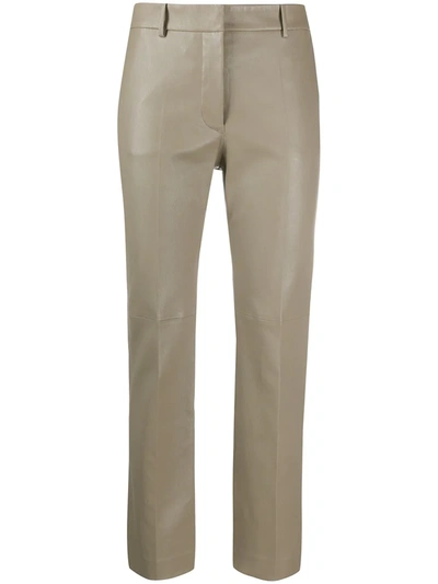 Joseph Straight Leg Trousers In Neutrals