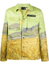 Daily Paper X Van Gogh Museum Denim Jacket In Green